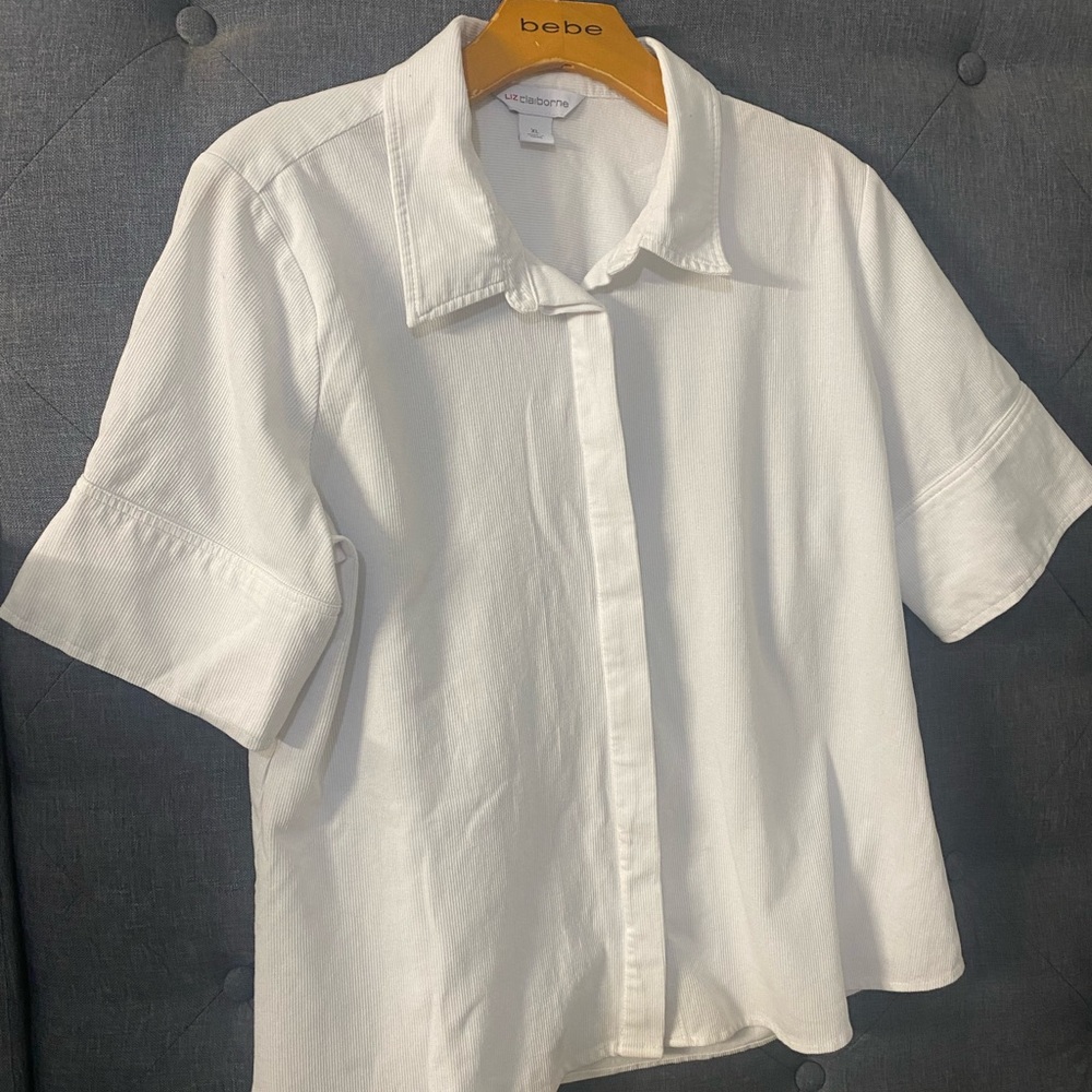 LIZ ClaIborne Color White SIZE XL - Picture 6 of 9